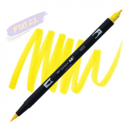 26709 2 tombow abt akvarelovy dual brush pen process yellow 055