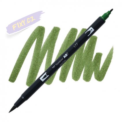 26739 2 tombow abt akvarelovy dual brush pen dark jade 177