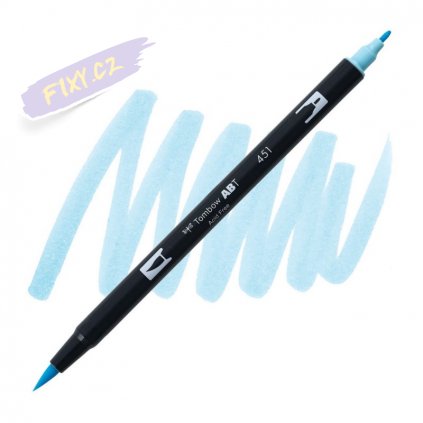 26793 2 tombow abt akvarelovy dual brush pen sky blue 451