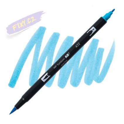 26796 2 tombow abt akvarelovy dual brush pen process blue 452