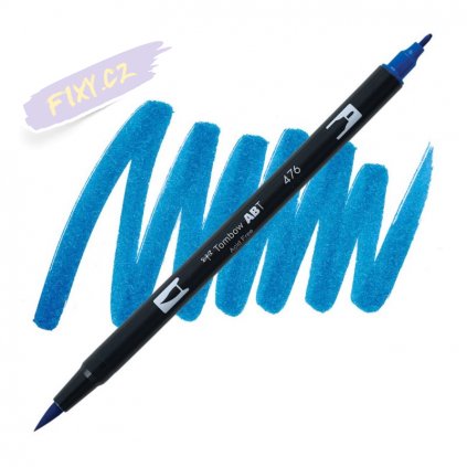 26799 2 tombow abt akvarelovy dual brush pen cyan 476