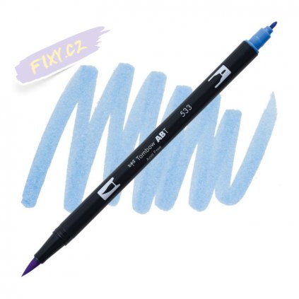 26817 2 tombow abt akvarelovy dual brush pen peacock blue 533