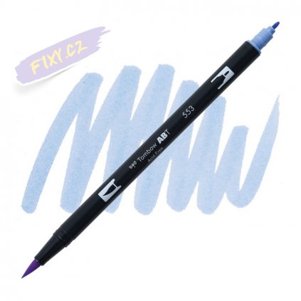 26823 2 tombow abt akvarelovy dual brush pen mist purple 553