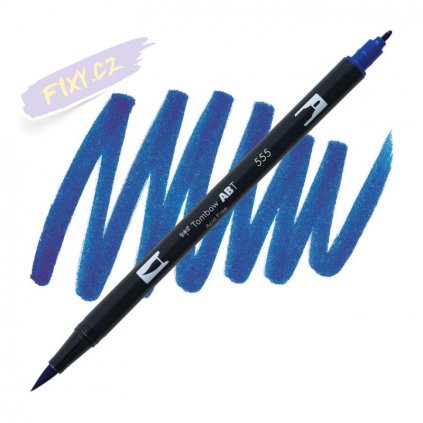 26826 2 tombow abt akvarelovy dual brush pen ultramarine 555