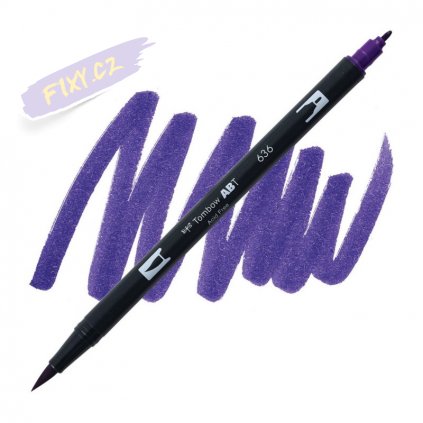 26847 2 tombow abt akvarelovy dual brush pen imperial purple 636