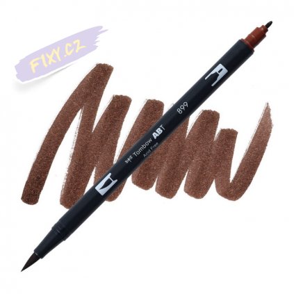 26928 2 tombow abt akvarelovy dual brush pen redwood 899