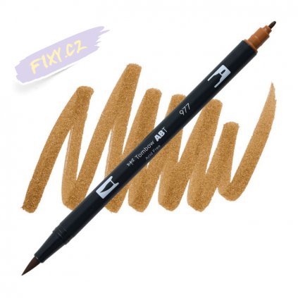 26958 2 tombow abt akvarelovy dual brush pen saddle brown 977