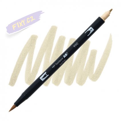 26964 2 tombow abt akvarelovy dual brush pen light sand 990