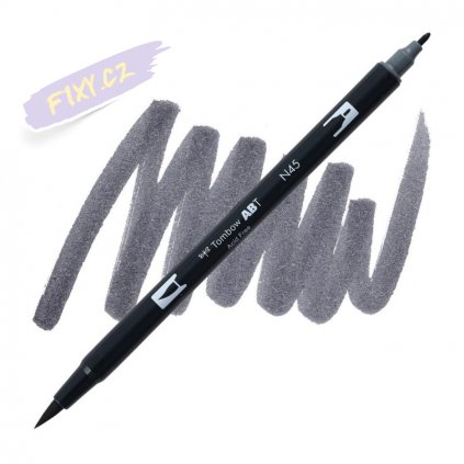 27000 2 tombow abt akvarelovy dual brush pen cool grey 10 n45