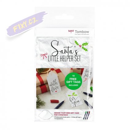 27096 4 tombow fudenosuke 3ks 10 bilych jmenovek