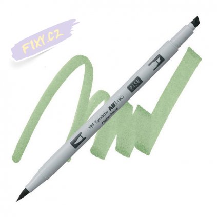 27159 5 tombow abt pro lihovy dual brush pen dark olive 158