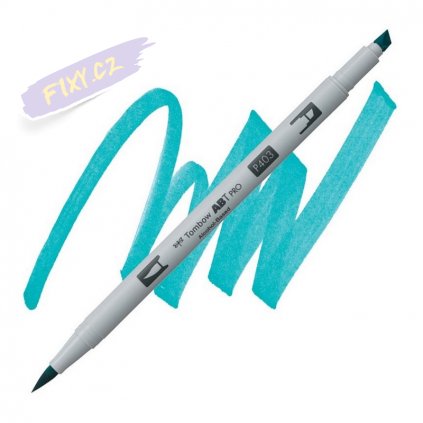 27207 5 tombow abt pro lihovy dual brush pen bright blue 403