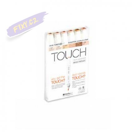 2721 touch twin brush marker 6ks pletove tony b