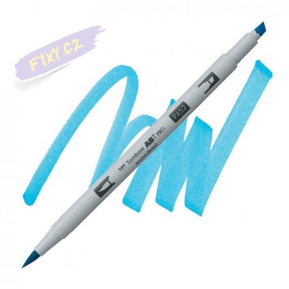 27219 5 tombow abt pro lihovy dual brush pen process blue 452
