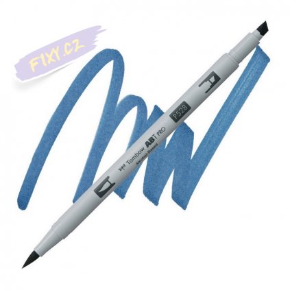 27237 5 tombow abt pro lihovy dual brush pen navy blue 528
