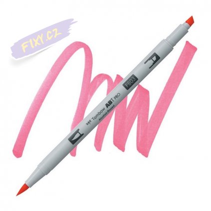 27315 5 tombow abt pro lihovy dual brush pen pink punch 803