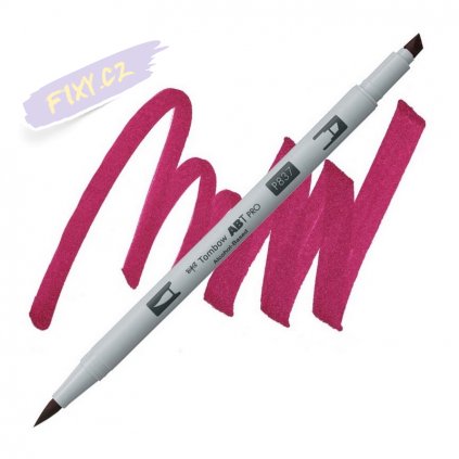 27324 5 tombow abt pro lihovy dual brush pen wine red 837