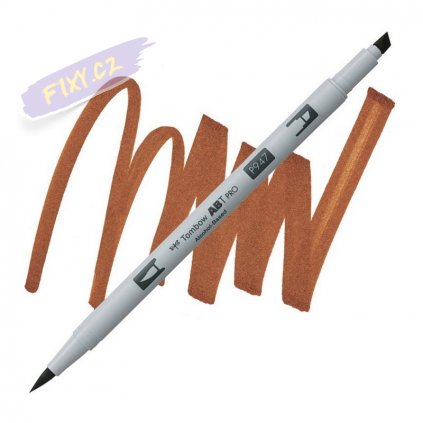 27378 5 tombow abt pro lihovy dual brush pen burnt sienna 947