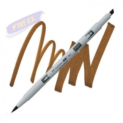 27381 5 tombow abt pro lihovy dual brush pen chocolate 969