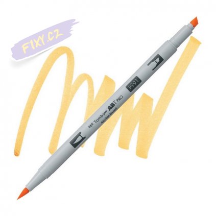 27393 5 tombow abt pro lihovy dual brush pen light ochre 991