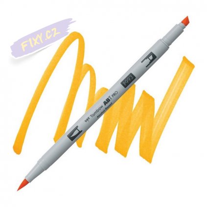27399 5 tombow abt pro lihovy dual brush pen chrome orange 993
