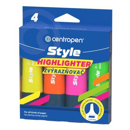 6252 HIGHLIGHTER STYLE PET 4 FLUO