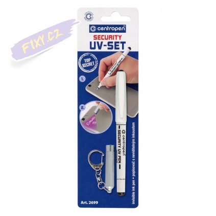 27951 1 popisovac s neviditelnym inkoustem centropen security uv set 2699