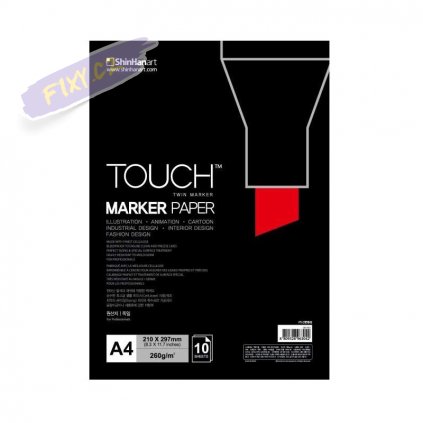 2799 1 blok a4 touch marker paper 10 listu