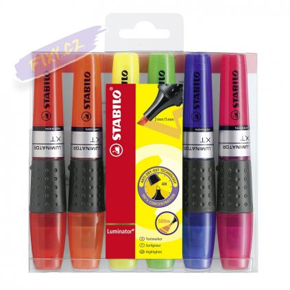 28767 zvyraznovac stabilo luminator 6ks