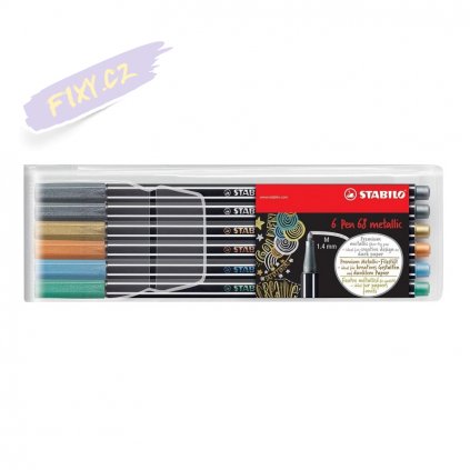 28998 1 fix stabilo pen 68 6ks metalicke