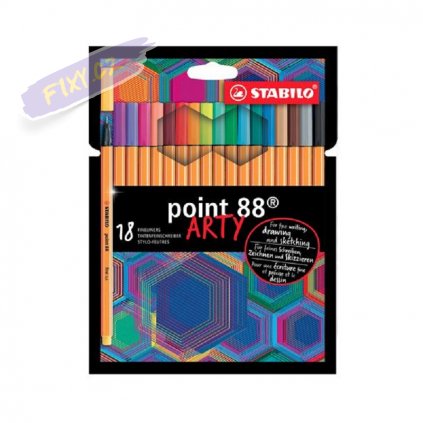 29364 1 liner stabilo point 88 18ks arty