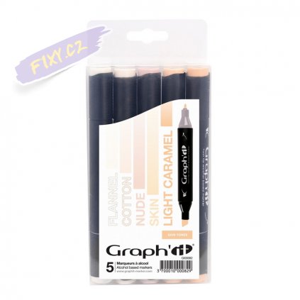 30873 3 graph it alkoholovy twin marker 5ks skin tones