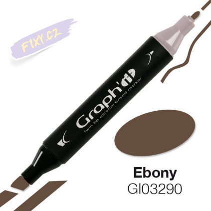 31269 3 graph it alkoholovy twin marker ebony