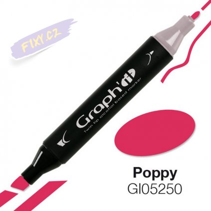 31356 3 graph it alkoholovy twin marker poppy