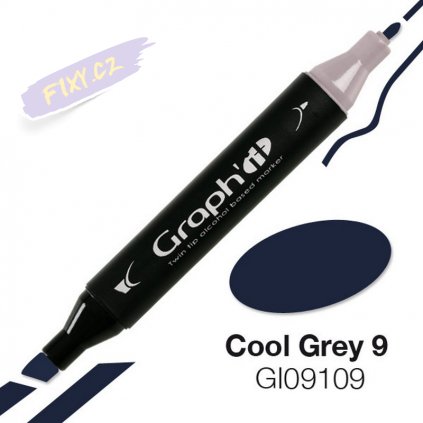 31587 3 graph it alkoholovy twin marker cool grey 9