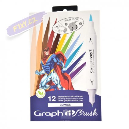 graphit brush 12ks comic