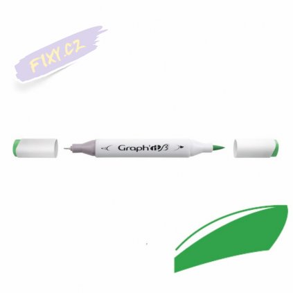 32220 3 graph it alkoholovy twin brush marker chlorophyll