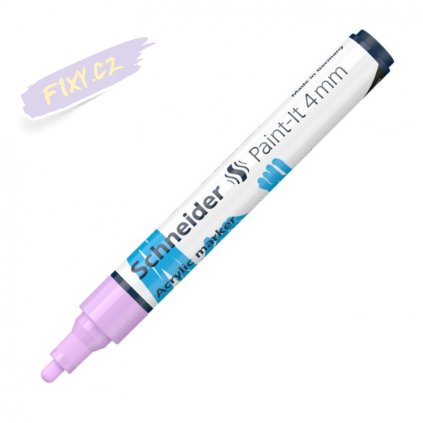 schneider paint 4mm pastelfialovy