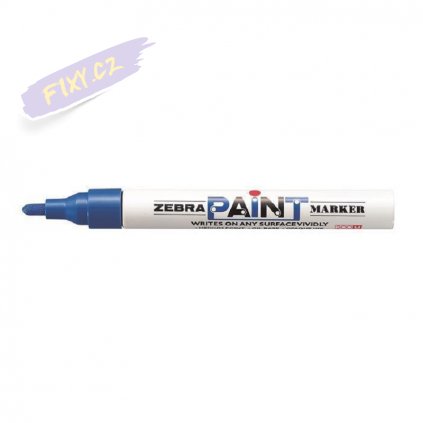 zebra paint modry