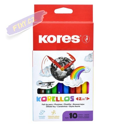 29021 KORELLOS fixy 2v1 10 barev 700x9999