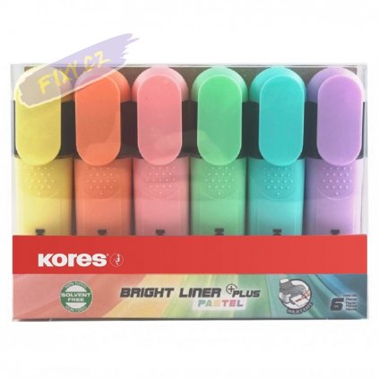 BrightLiner Plus Pastel ClearCase6pcs