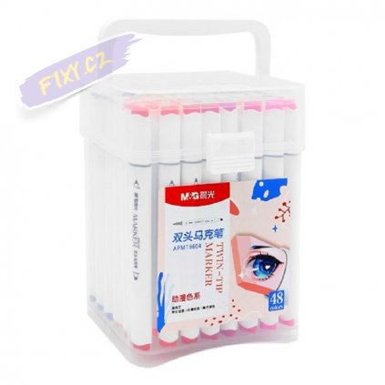 fixy m g twin tip marker sada 48 ks