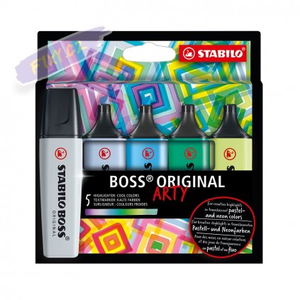 36156 zvyraznovac stabilo boss original 5ks arty b