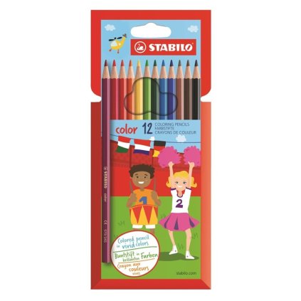 Pastelky STABILO color, 12 ks