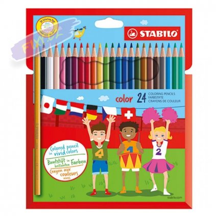 Pastelky STABILO color, 24ks