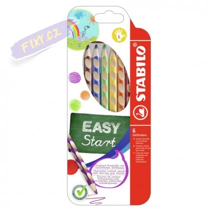 36432 pastelky stabilo easycolors 6ks pro levaky