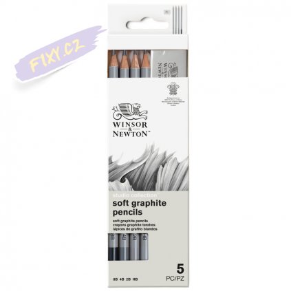 36495 3 grafitove tuzky winsor newton 4ks guma