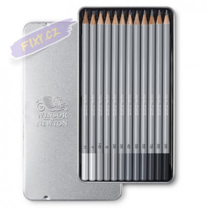 884955064849 W&N STUDIO COLLECTION PENCIL SOFT GRAPHITE X12 [FRONT] 884955064849 (For Office Print)