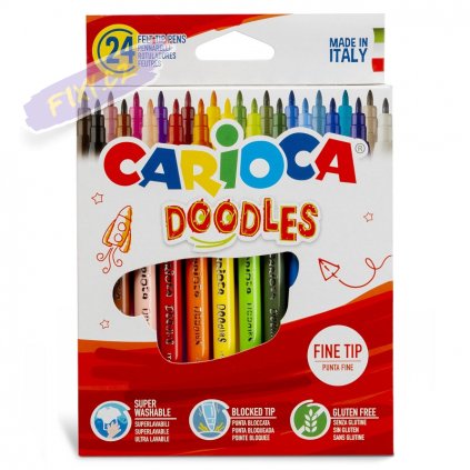 42315 CARIOCA Doodles Box 24 pcs