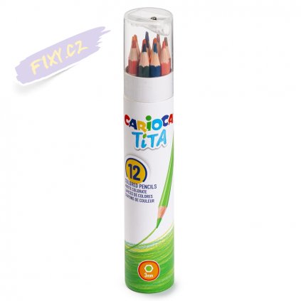 43340 CARIOCA Tita Paper Tube 12 pcs